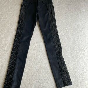 100% Lambs Leather Pants
